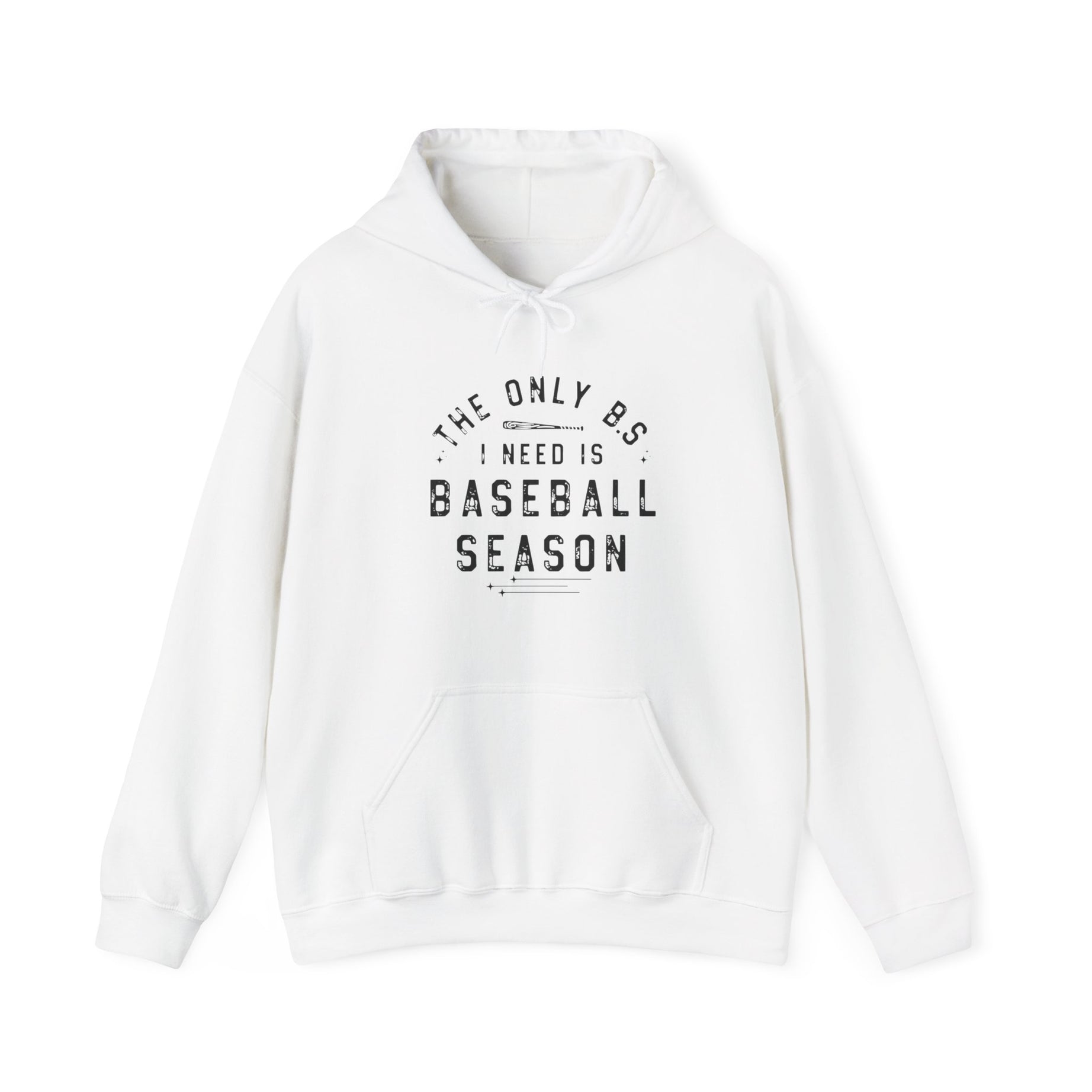 The Only B.S I Need Is Baseball Unisex Heavy Blend™ Hooded Sweatshirt