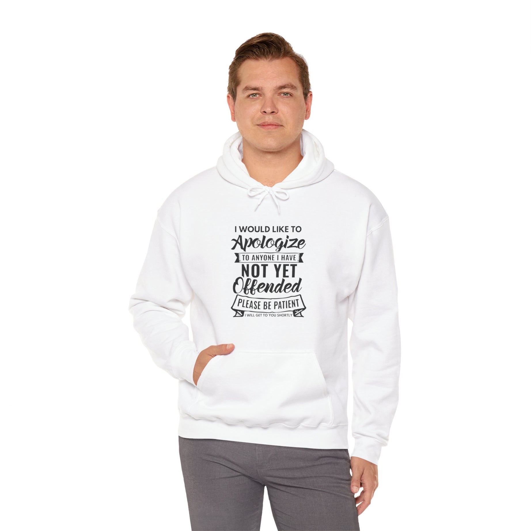 I Would Like To Apologize Unisex Heavy Blend™ Hooded Sweatshirt