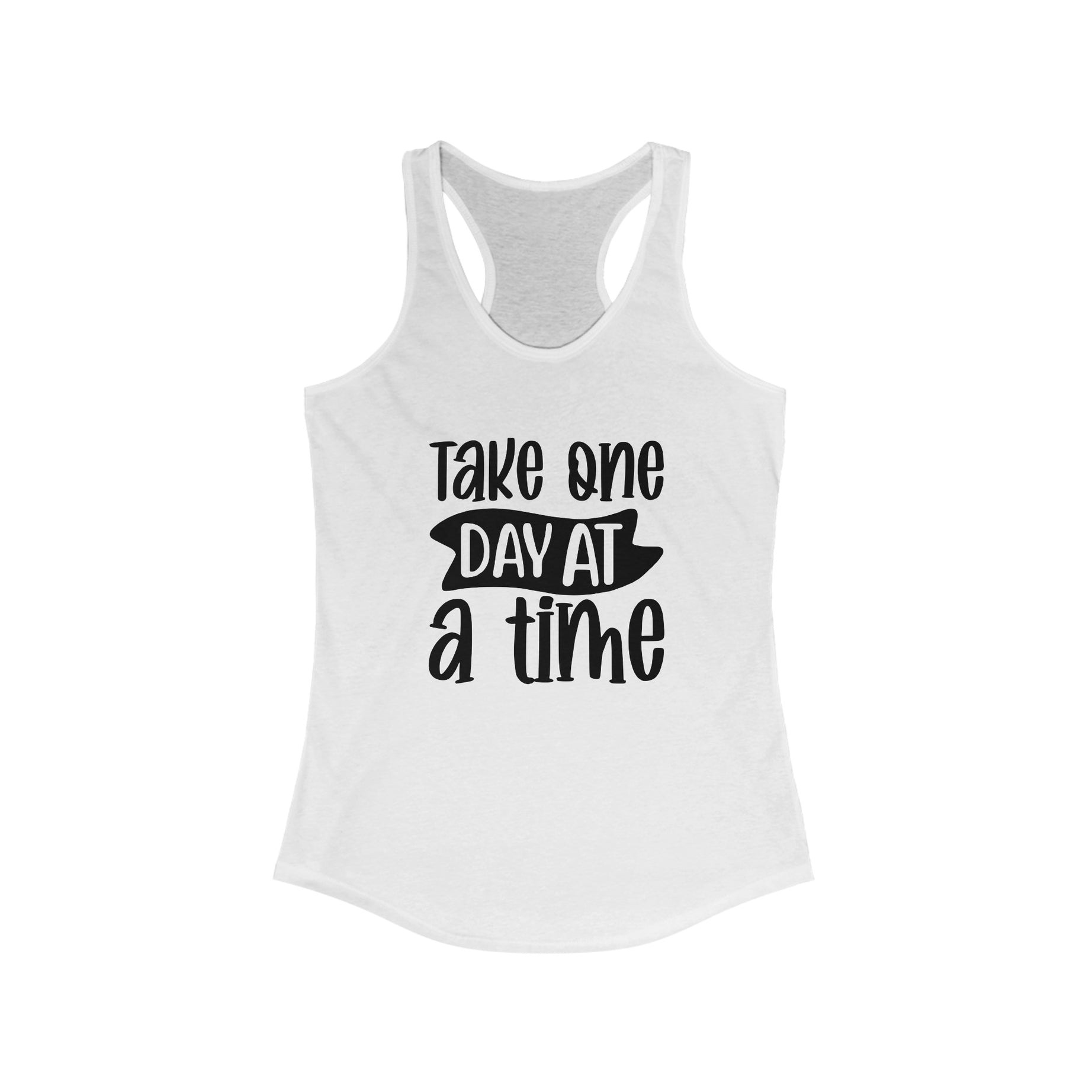 Take One Day Women's Ideal Racerback Tank