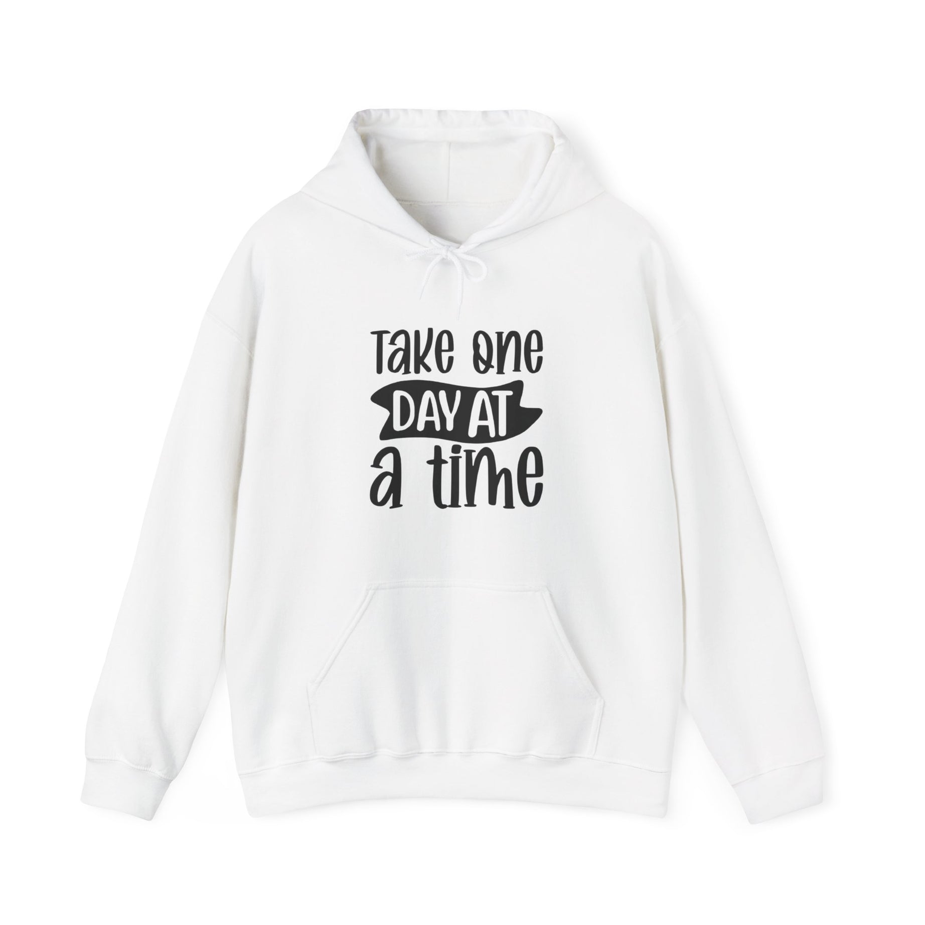 Take One Day At a Time Unisex Heavy Blend™ Hooded Sweatshirt